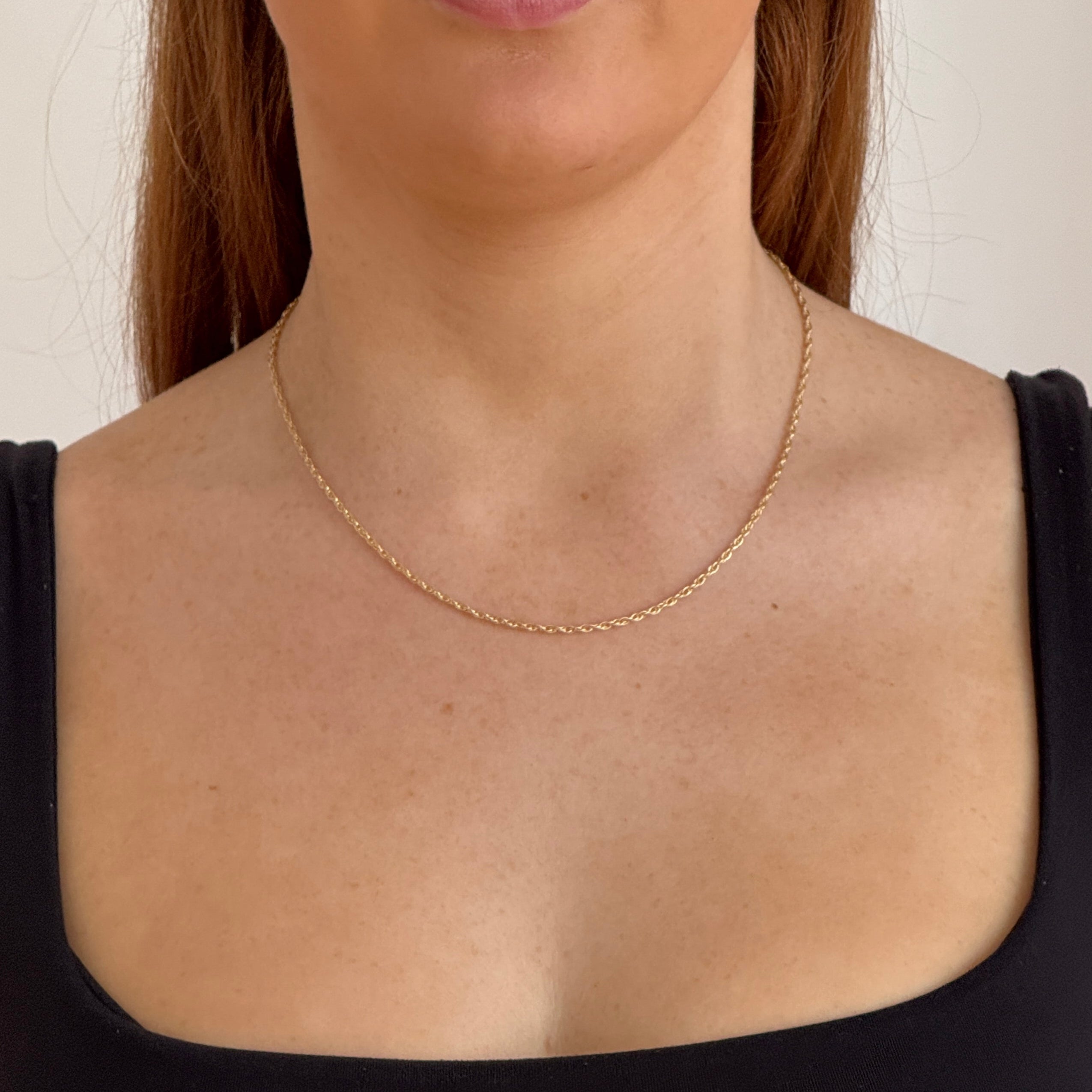 Athena Rope Necklace - Gold