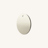 Engravable Oval Charm - Silver