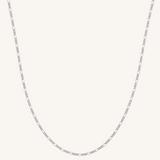 Rhea Figaro Necklace - Silver