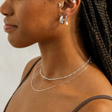 Rhea Figaro Necklace - Silver