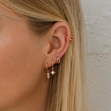 Laura Pearl Earrings - Rose Gold