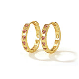 Love Earrings in Gold