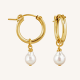Mimi Pearl Drop Earring - Gold