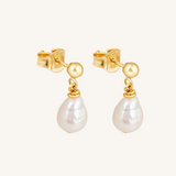 Remi Pearl Drop Earring - Gold