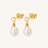 Remi Pearl Drop Earring - Gold