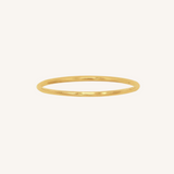 Smooth Stacking Ring in Gold