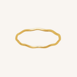 Wave Ring in Gold
