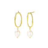 Rorie Pearl Drop Earring in Gold