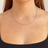 Selene Paperclip Necklace - Gold
