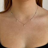 Sia Freshwater Necklace Silver