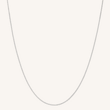 Sienna Cable Necklace - Silver