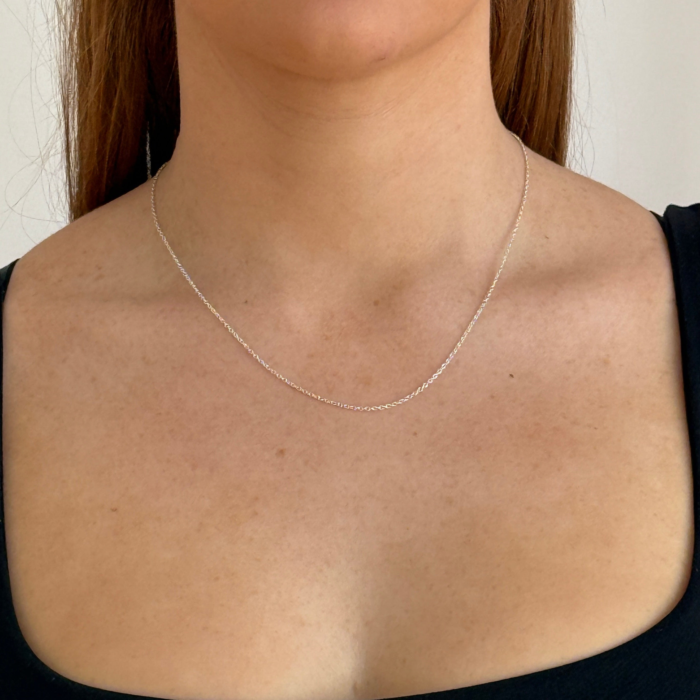 Sienna Cable Necklace - Silver