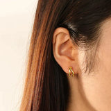 Sofia Earrings in Silver