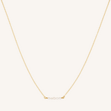 Cici Freshwater Pearl Necklace - Gold