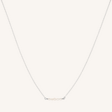 Cici Freshwater Pearl Necklace - Silver