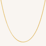 Calypso Double Rolo Necklace - Gold