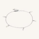 Lina Freshwater Pearl Bracelet - Silver