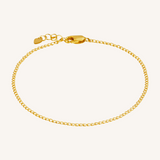 Iris Mini Curb Bracelet - Gold