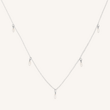 Sia Freshwater Pearl Necklace - Silver