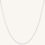 Lana Twisted Cable Necklace - Silver