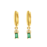 Jessica Hoop Earrings in Gold