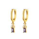 Jessica Hoop Earrings in Gold
