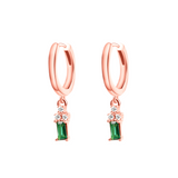 Jessica Hoop Earrings in Rose Gold