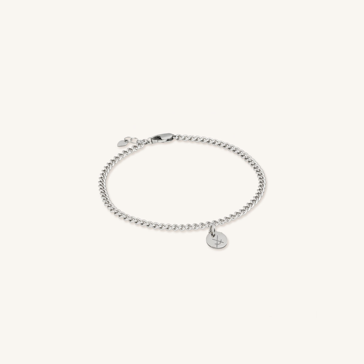 Newcastle Knights Engravable Circle Charm Bracelet - LIMITED EDITION - Silver