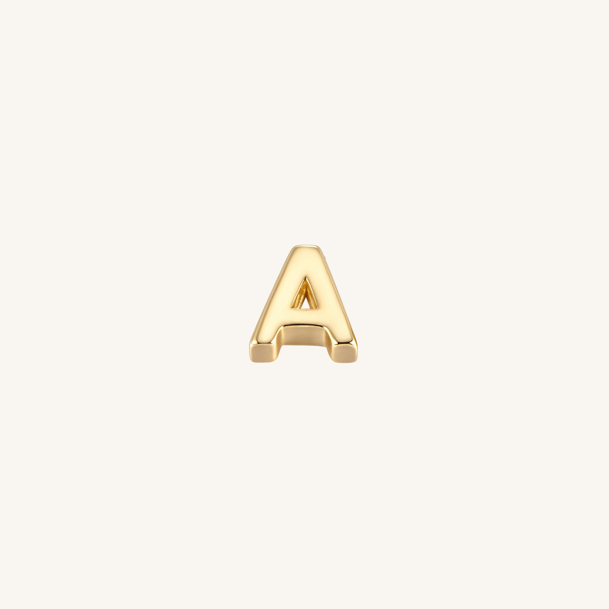 Letter A charm