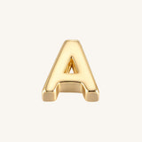 Mini Letter Charm - 14k Gold Filled