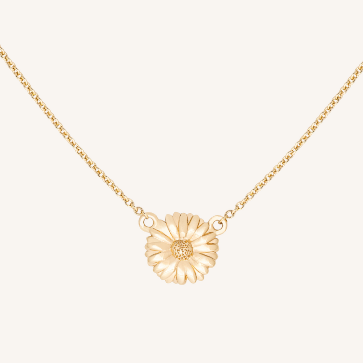 April Birth Flower Necklace | Daisy - 14k Gold Filled