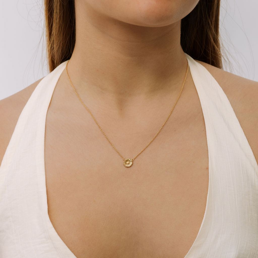 April Birth Flower Necklace