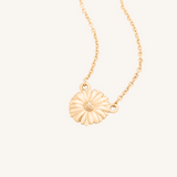 April Birth Flower Necklace  - Daisy - 14k Gold Filled
