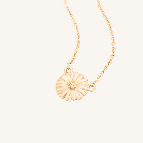 April Birth Flower Necklace | Daisy - 14k Gold Filled