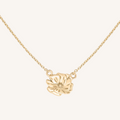 August Birth Flower Necklace | Poppy - 14k Gold Filled