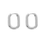Mini Rectangle Hoop Earring