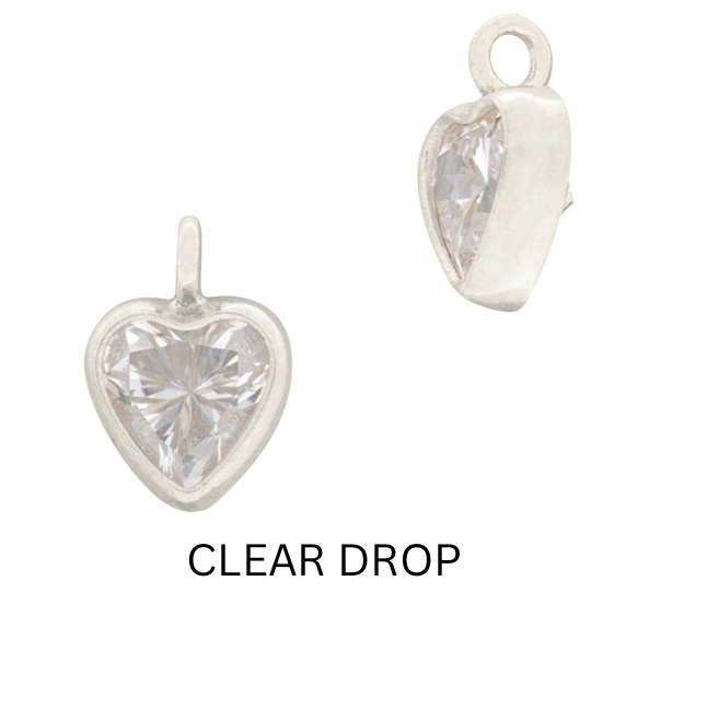 HEART Silver Charm