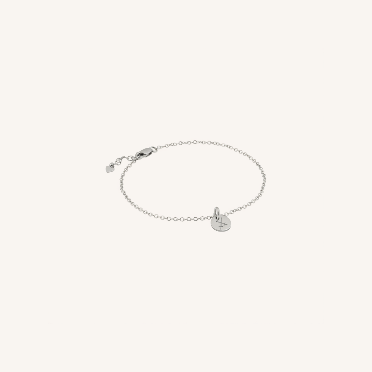 Newcastle Knights Engravable Circle Charm Bracelet - LIMITED EDITION - Silver