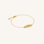 Newcastle Knights Engravable Oval Charm Bracelet - LIMITED EDITION - Gold