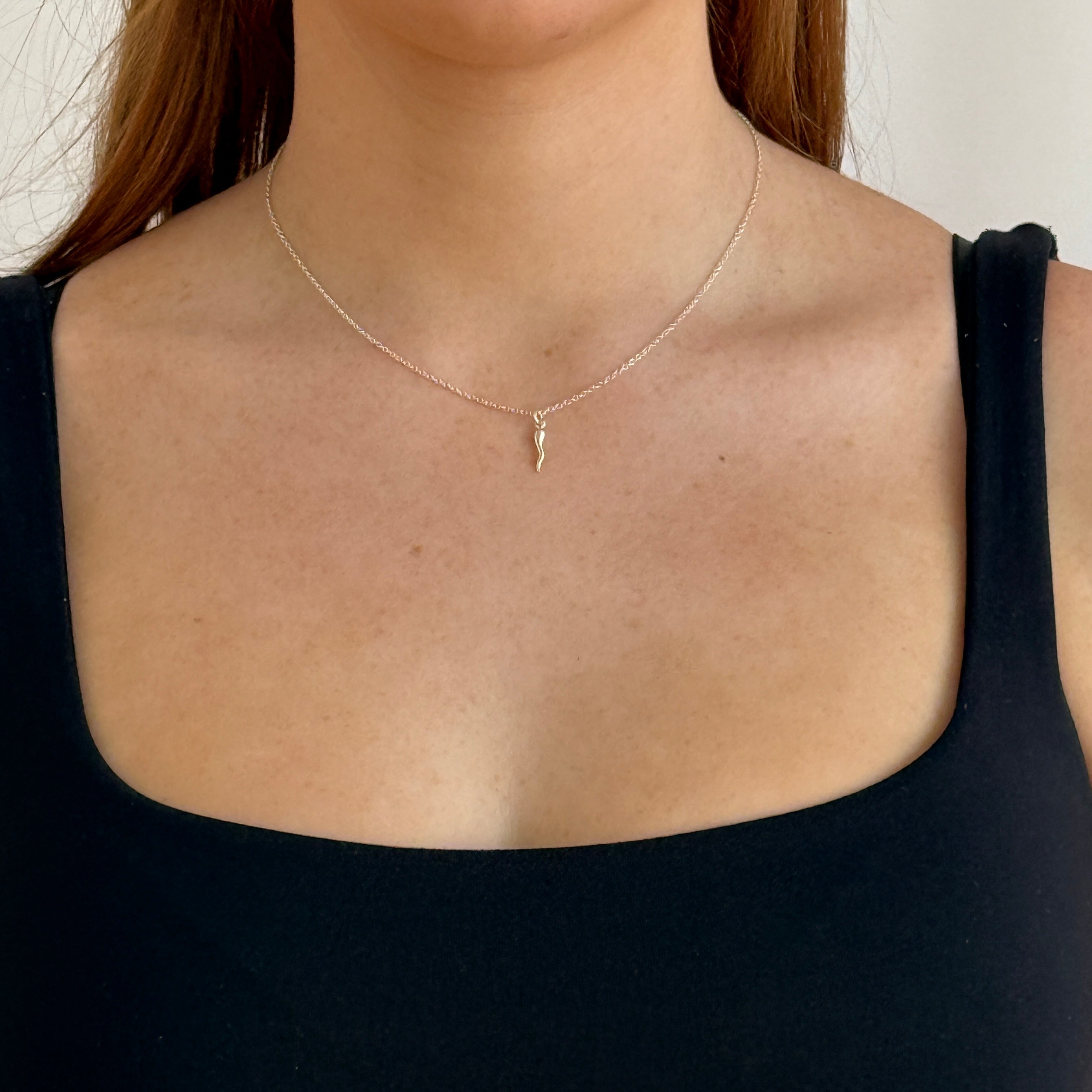 Chilli Necklace Silver