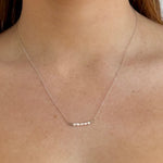 Cici freshwater necklace silver 
