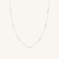 Cleo Freshwater Pearl Necklace - Silver