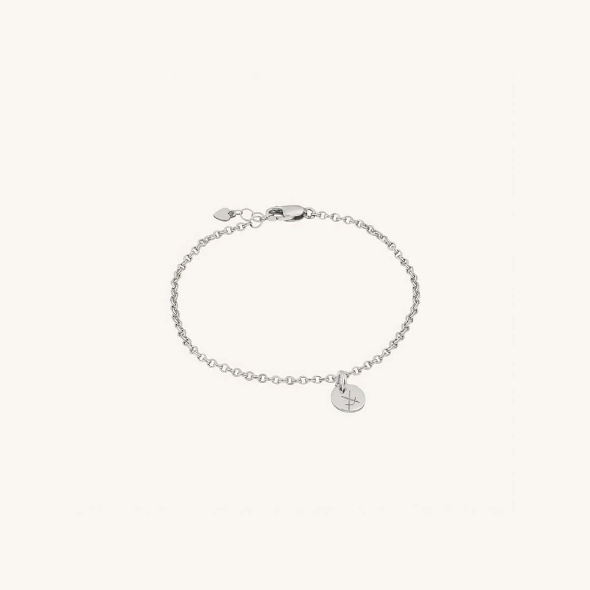 Newcastle Knights Engravable Circle Charm Bracelet - LIMITED EDITION - Silver