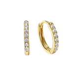 Embrace Cubic Zirconia Huggies