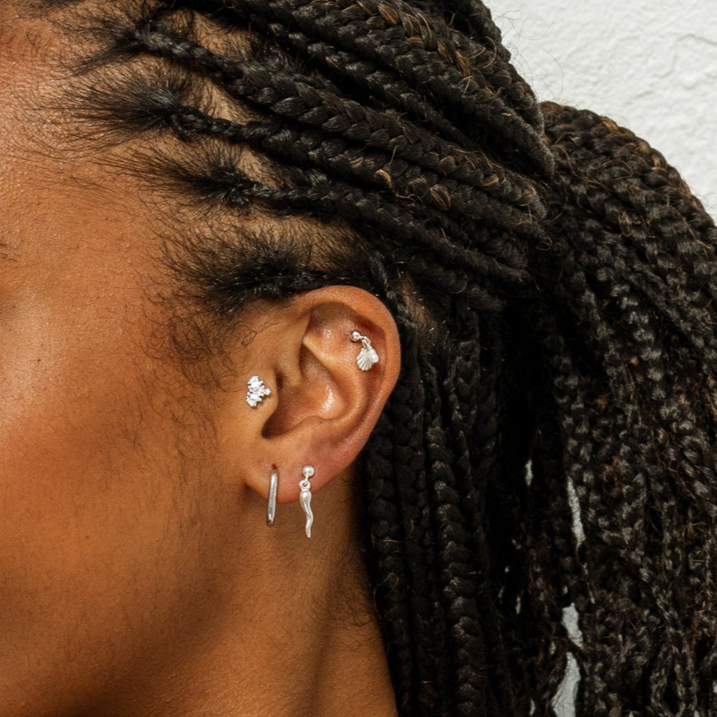 Emily Earrings - Silver