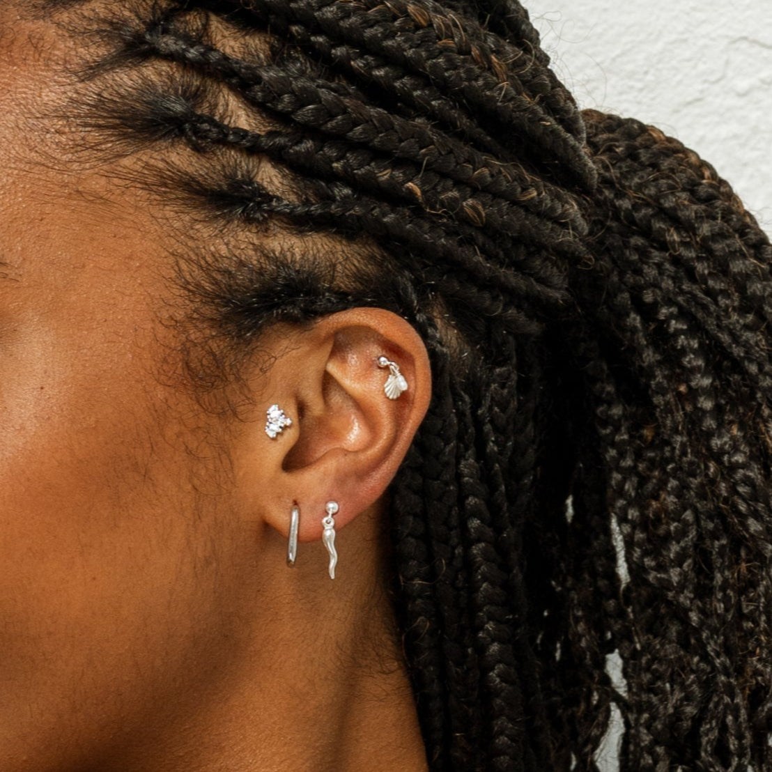 Emily Earrings - Silver