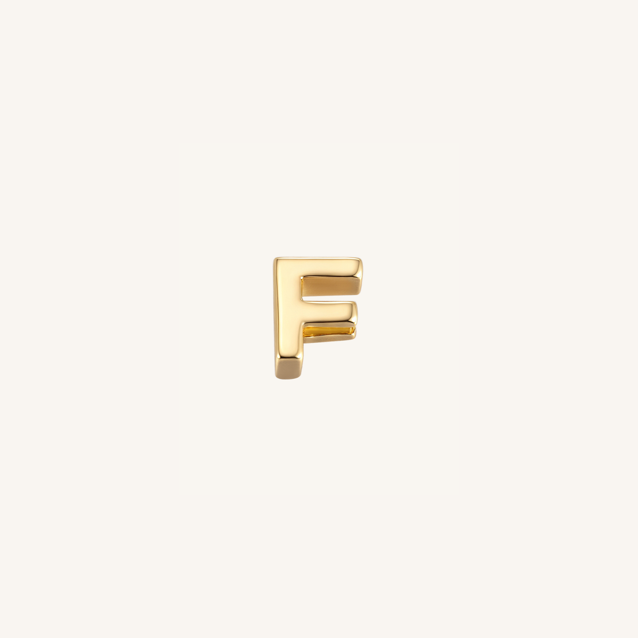 Letter F charm