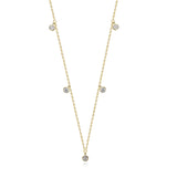 Falling Star Necklace in Gold