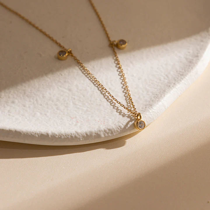 Falling Star Necklace - Silver