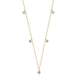 Falling Star Necklace in Silver